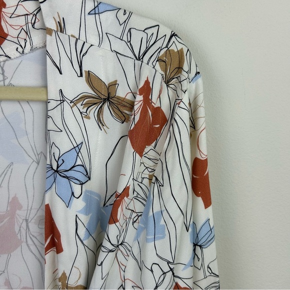 NWT Eloquii Duster cardigan longer length belted with pockets side slits 14/16 - Picture 5 of 16